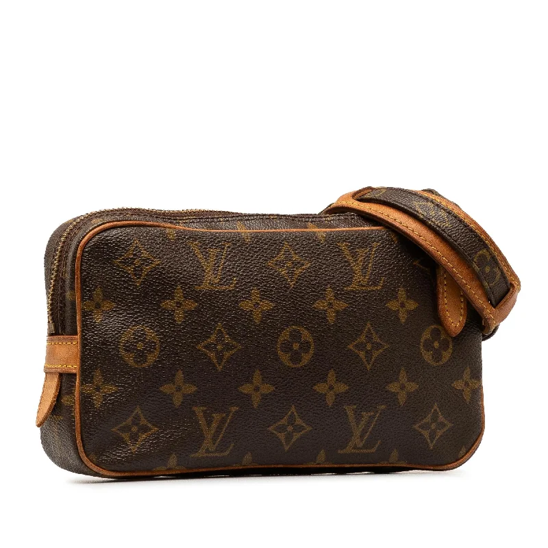 Louis Vuitton backpacks with a hidden back pocket for securityLouis Vuitton Monogram Pochette Marly Bandouliere (z3FMN2)