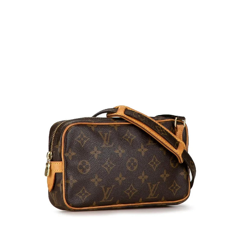 Louis Vuitton tote bags with a spacious interior and multiple pocketsLouis Vuitton Monogram Pochette Marly Bandouliere (lIwnyb)