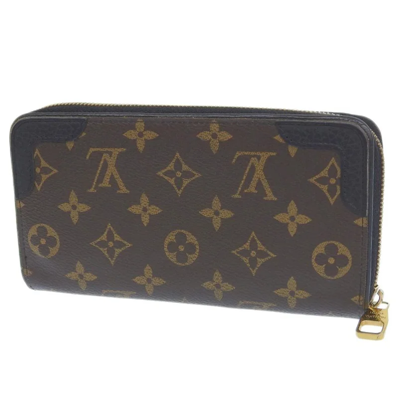 Louis Vuitton Twist bags with the iconic LV - turnlock closureLOUIS VUITTON Monogram Zippy Retiro Round Long Wallet Noir M61855