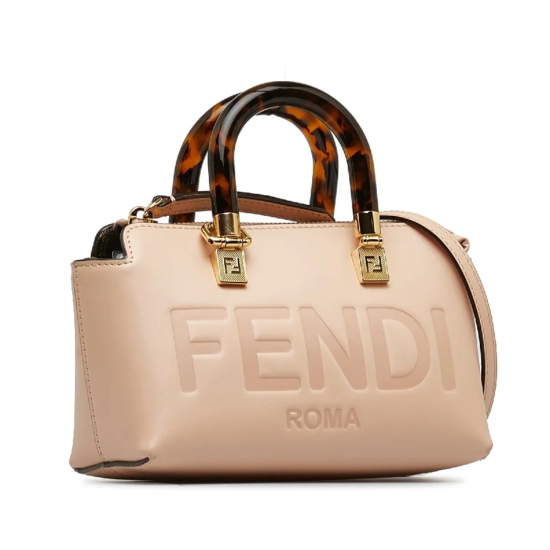 Fendi crossbody bags with a reflective strap for safety during low - light conditionsFENDI Mini By The Way Tote Satchel