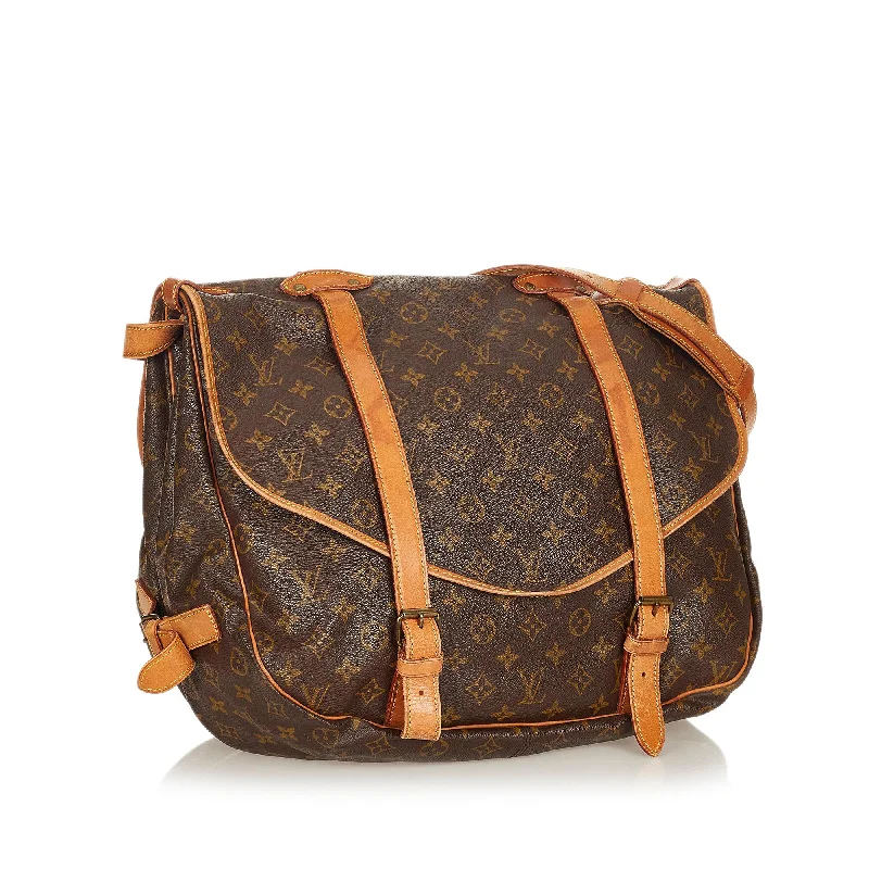 Louis Vuitton Capucines bags with smooth calfskin leather for luxuryLouis Vuitton Monogram Saumur 43 (26873)