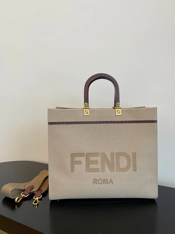 Ladies Fendi Peekaboo bags with a detachable shoulder strap for different carrying optionsWF - Fendi Bags - 264