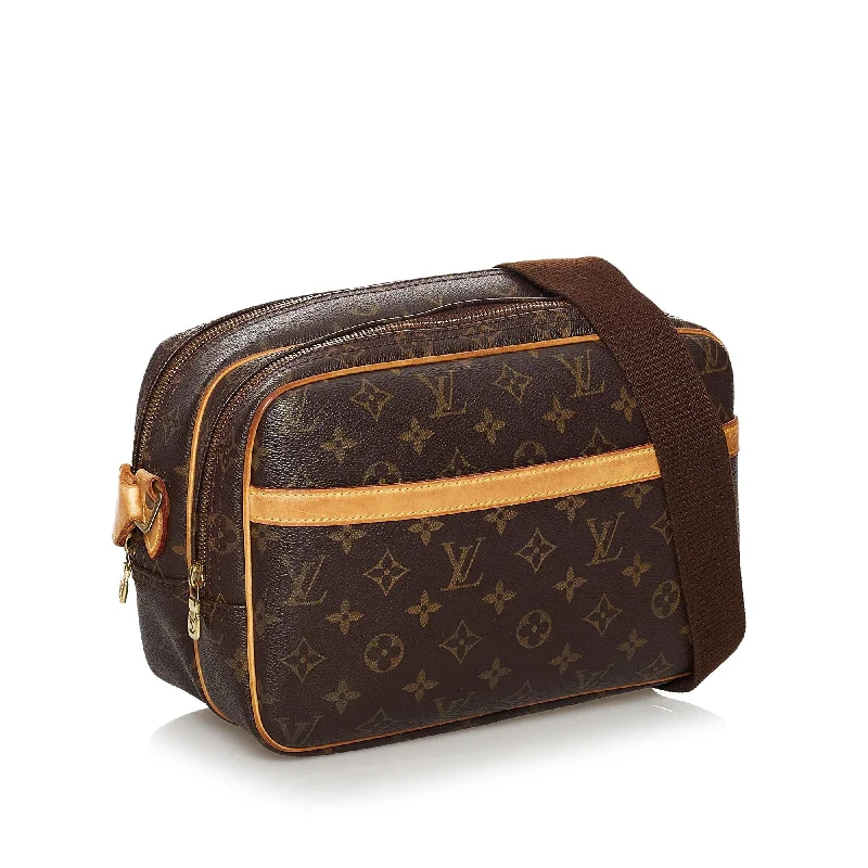 Louis Vuitton backpacks with a hidden back pocket for securityLouis Vuitton Monogram Reporter PM (36610)