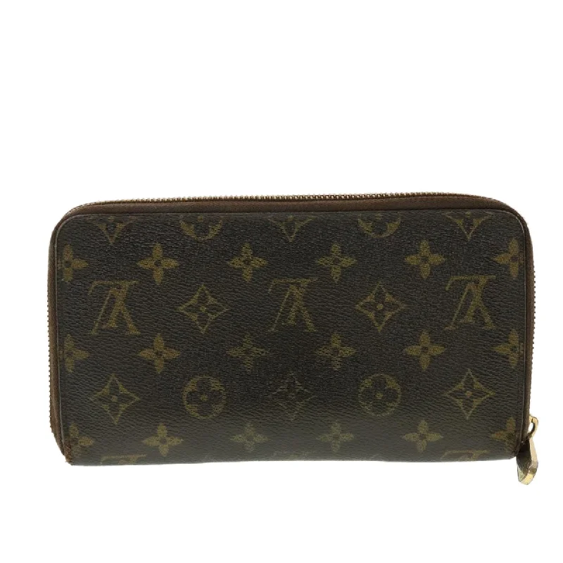 Louis Vuitton backpacks with a sleek, minimalist design for styleLOUIS VUITTON Monogram Zippy Organizer Long Wallet M62581 LV Auth 39479