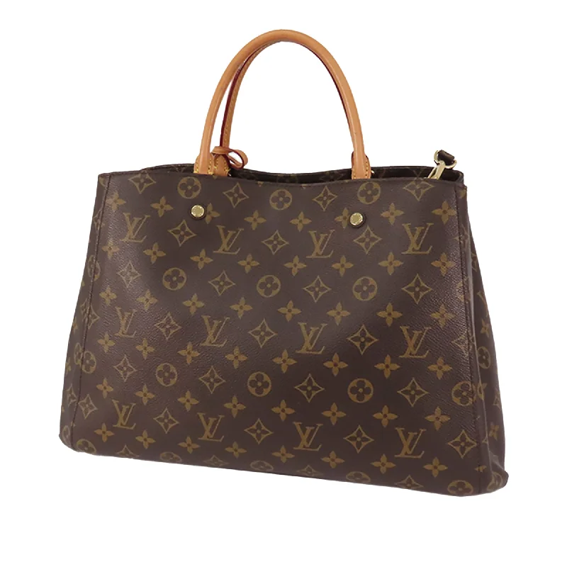 Ladies Louis Vuitton shoulder bags with a tassel decoration for charmLouis Vuitton Montaigne GM Monogram Canvas