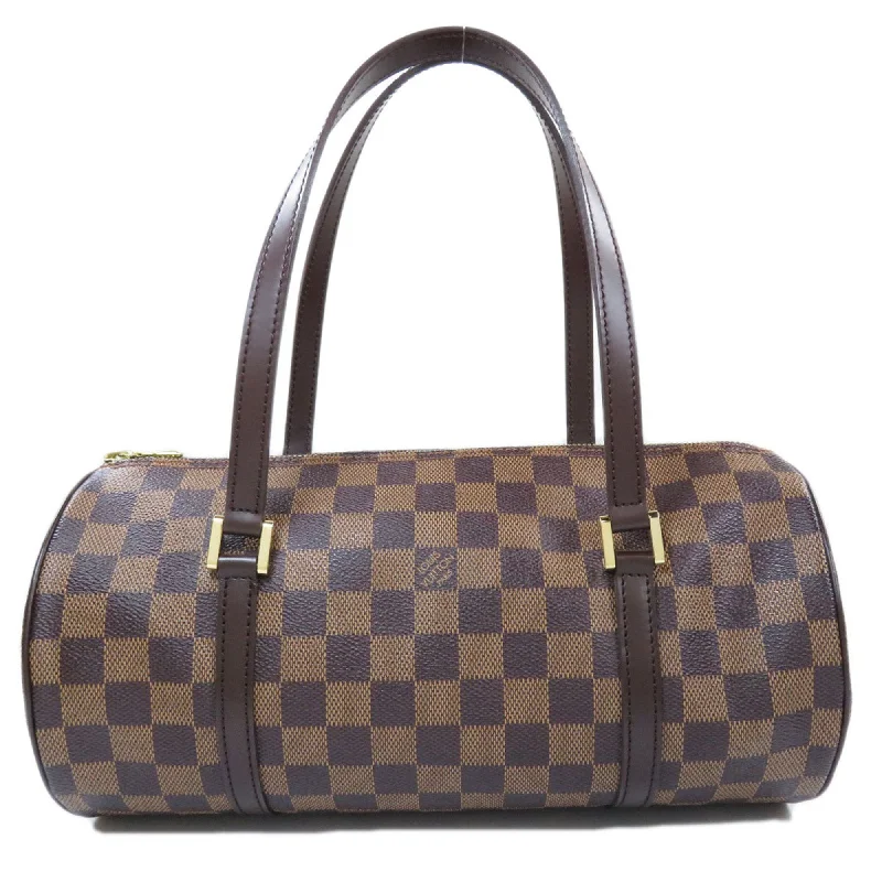 Louis Vuitton tote bags with a printed LV logo on the front for brand visibilityLouis Vuitton N51303 Papillon 30 Damier Ebene Handbag Canvas Ladies LOUIS VUITTON