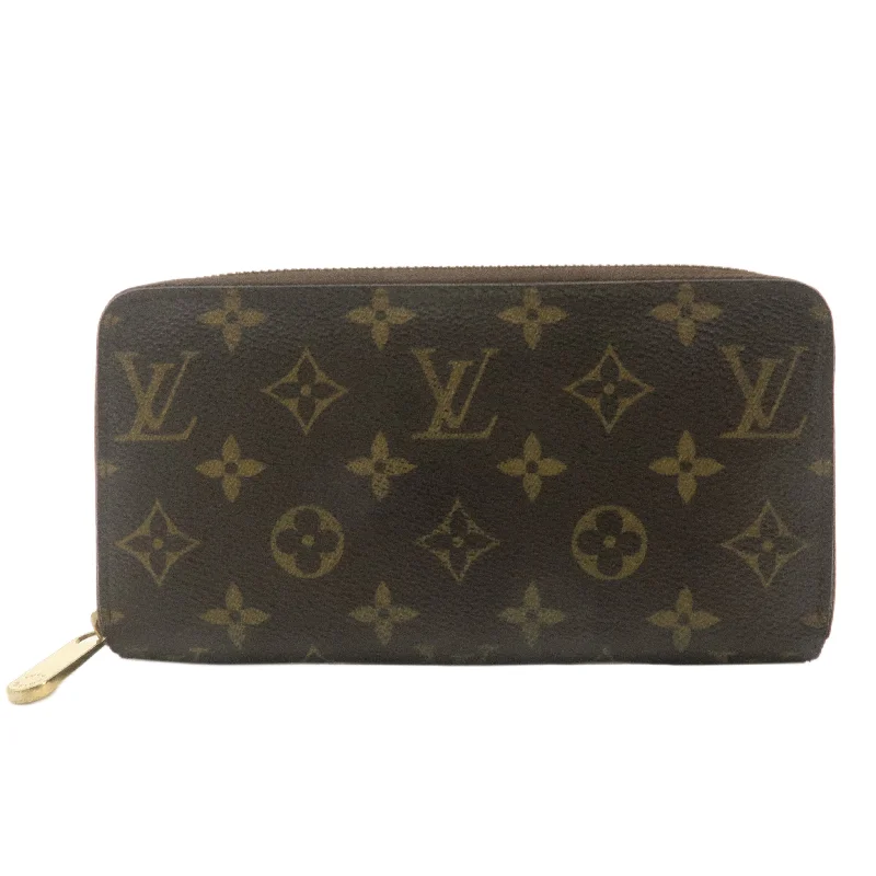 Ladies Louis Vuitton shoulder bags with a magnetic - closure flap for easeLouis Vuitton Monogram Zippy Wallet Zip Around Long Wallet M60017