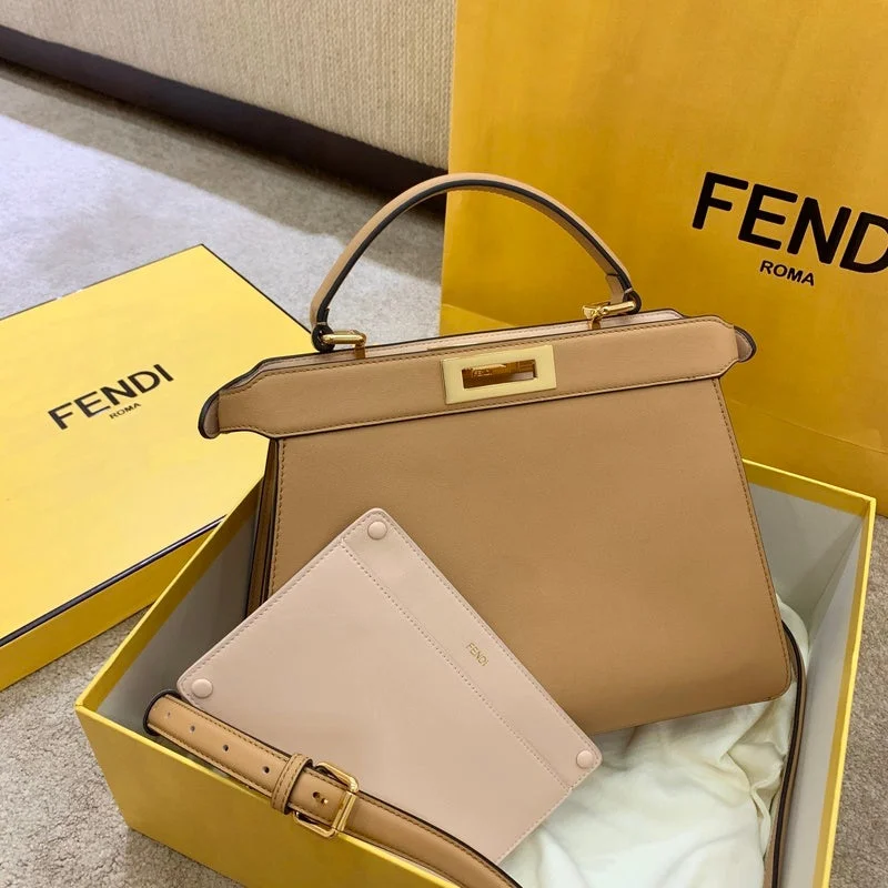 Fendi bags with a leather - bound notebook insert for jotting down notesBC - FENDI BAGS - 190