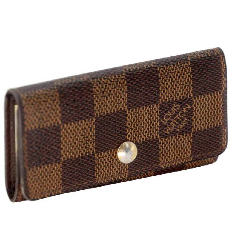 Louis Vuitton Twist bags with a contrast - colored interior for visual interestLouis Vuitton Multicles 6 Key Holder Monogram Damier Canvas Wallet LV-0817N-0006