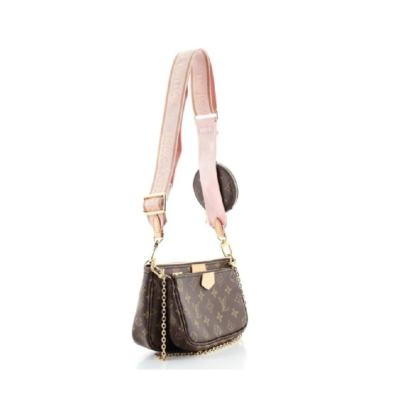 Louis Vuitton Alma bags with a monogram - embossed leather surfaceLouis Vuitton Multi Pochette GM Monogram Accessoires Cross Body LV-0921N-0010