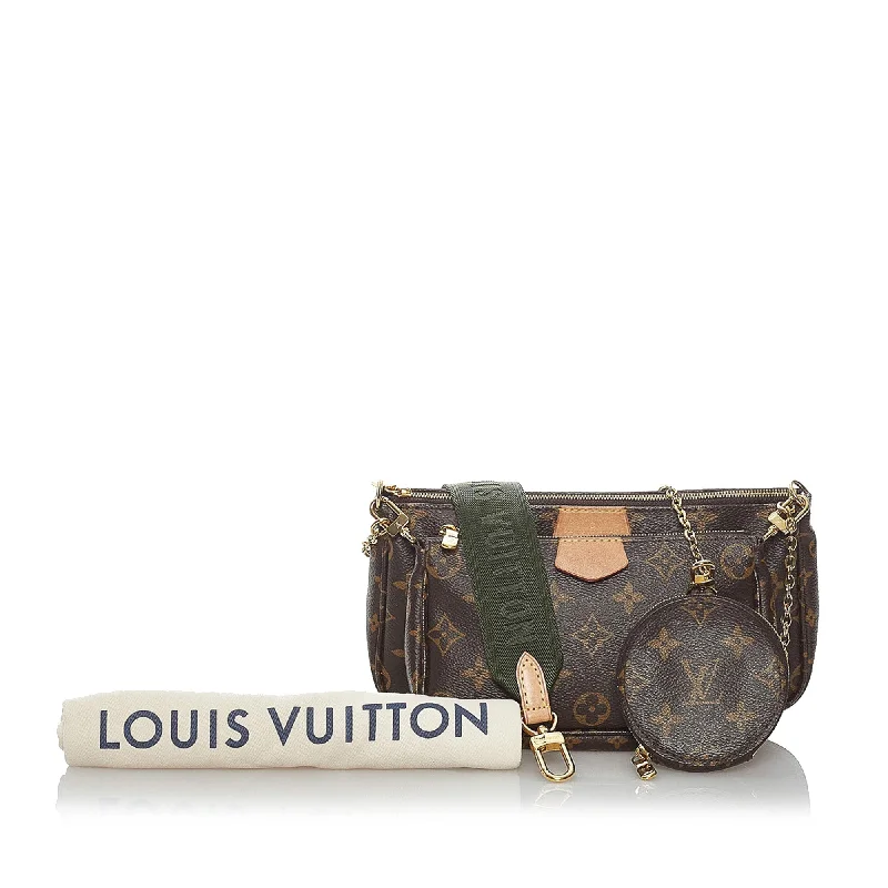 Louis Vuitton tote bags with a water - resistant coating for outdoor useLouis Vuitton Multi-Pochette Accessoires Monogram Canvas