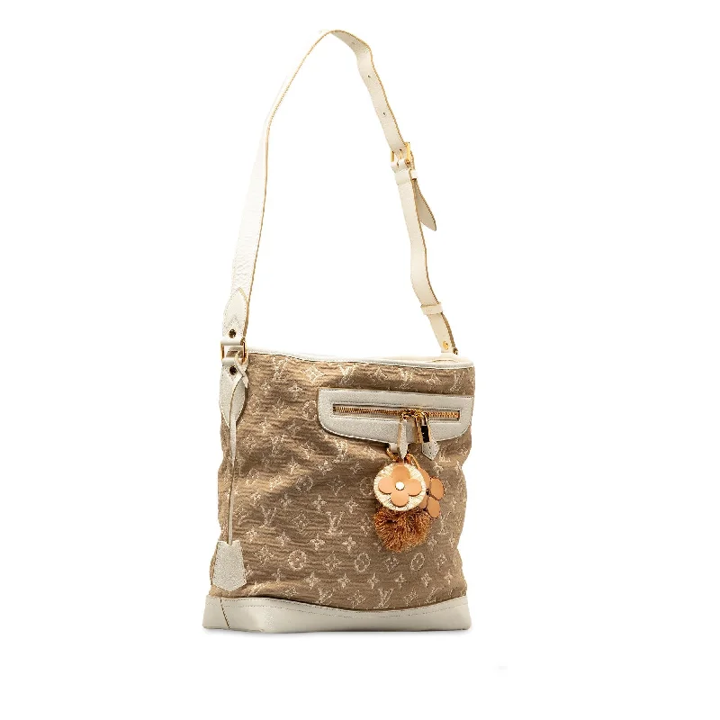 Ladies Louis Vuitton shoulder bags with a magnetic - closure flap for easeLouis Vuitton Monogram Sabbia Besace (ypeJxm)