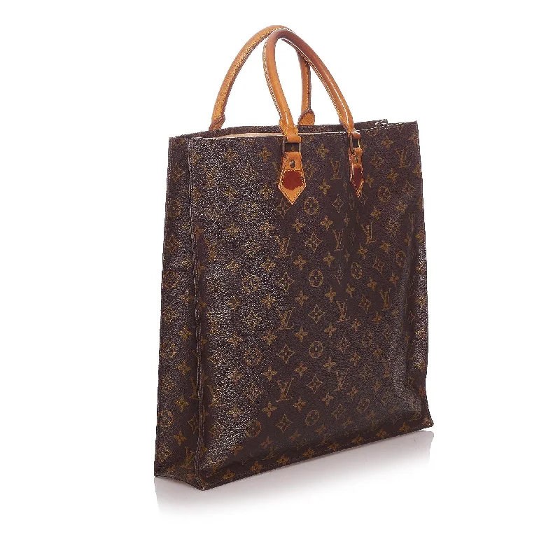 Louis Vuitton crossbody bags with a printed floral pattern for femininityLouis Vuitton Monogram Sac Plat (29258)