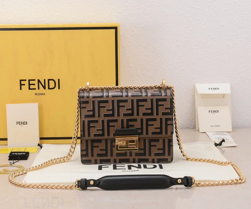 Fendi bags with a back - zip pocket for storing valuables securelyBC - FENDI BAGS - 1509