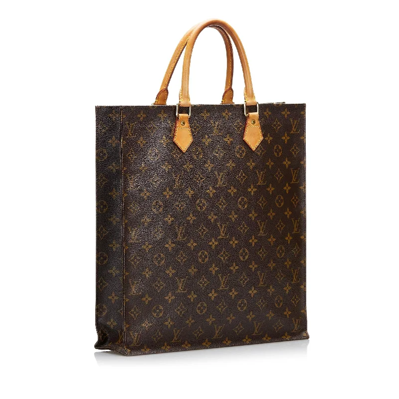 Ladies Louis Vuitton shoulder bags with a tassel decoration for charmLouis Vuitton Monogram Sac Plat (RoJwGG)