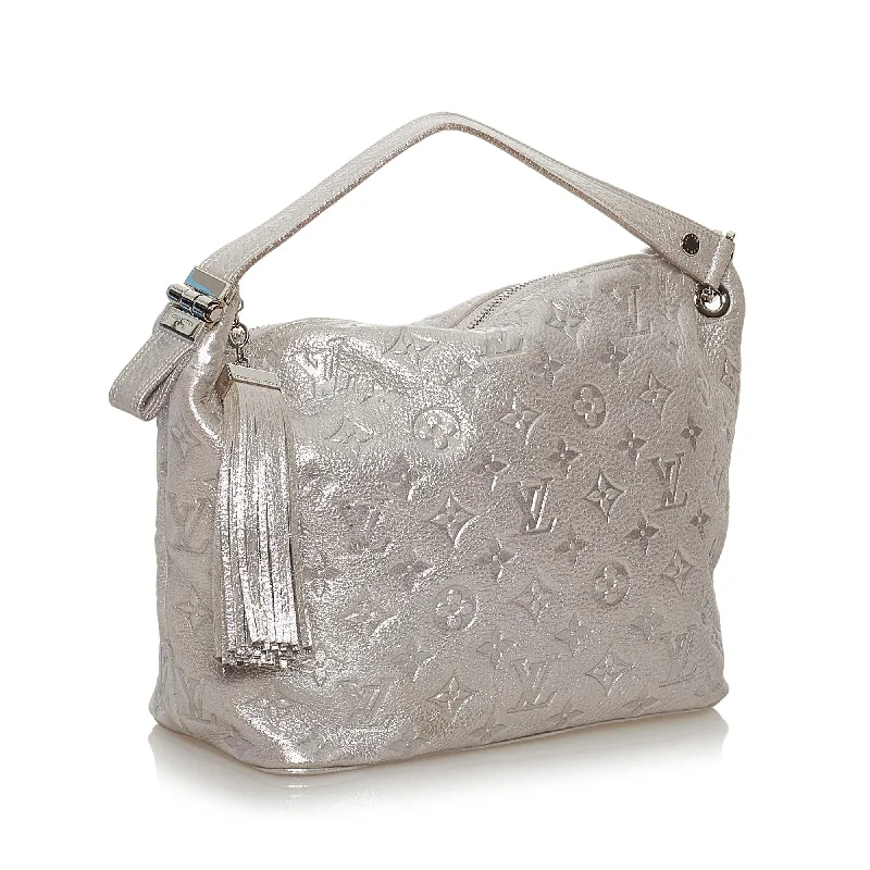 Louis Vuitton tote bags with a water - resistant coating for outdoor useLouis Vuitton Monogram Shimmer Halo 34799)