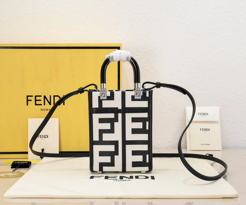 Ladies Fendi shoulder bags with a detachable phone stand for hands - free viewingBC - FENDI BAGS - 1493