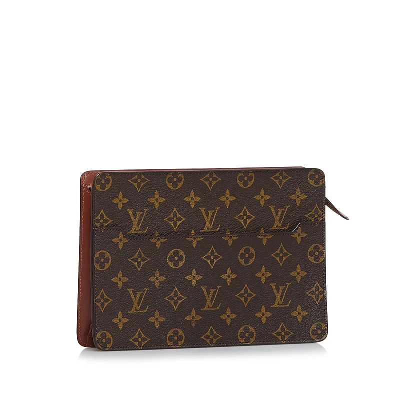 Louis Vuitton Alma bags featuring the signature top - handle designLouis Vuitton Monogram Pochette Homme (VThP41)