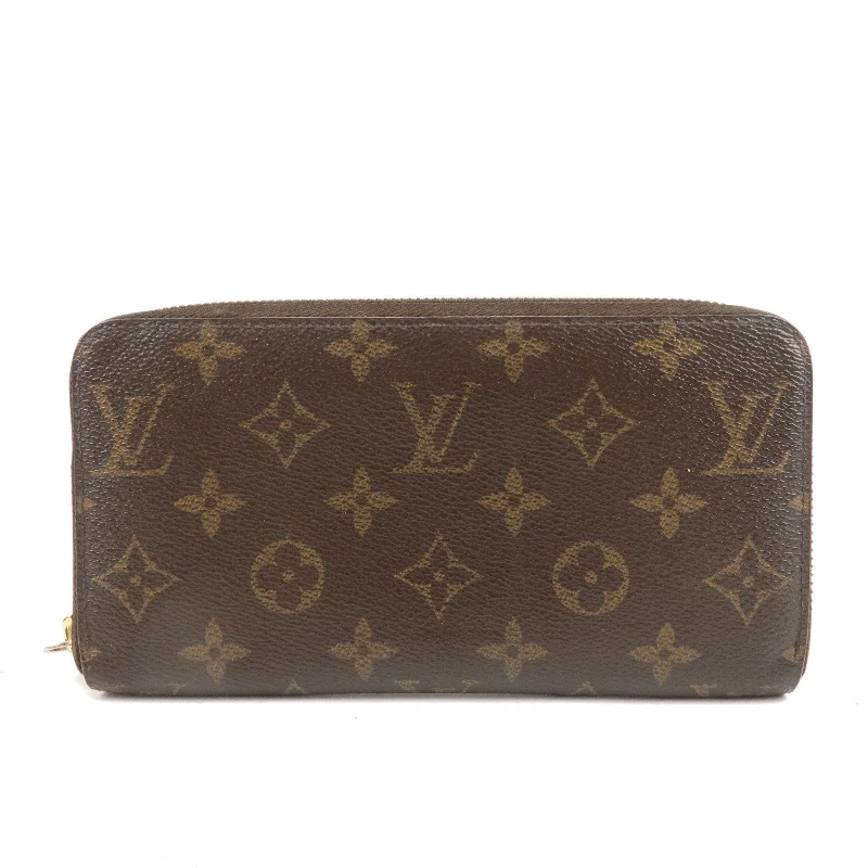 Louis Vuitton tote bags with a water - resistant coating for outdoor useLouis Vuitton Monogram Zippy Wallet Zip Around Long Wallet M60017