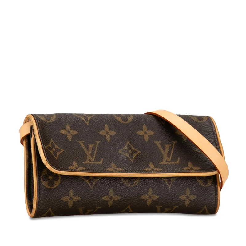 Small - sized Louis Vuitton Pochette Metis bags for a compact carryLouis Vuitton Monogram Pochette Twin PM (1qtRC6)