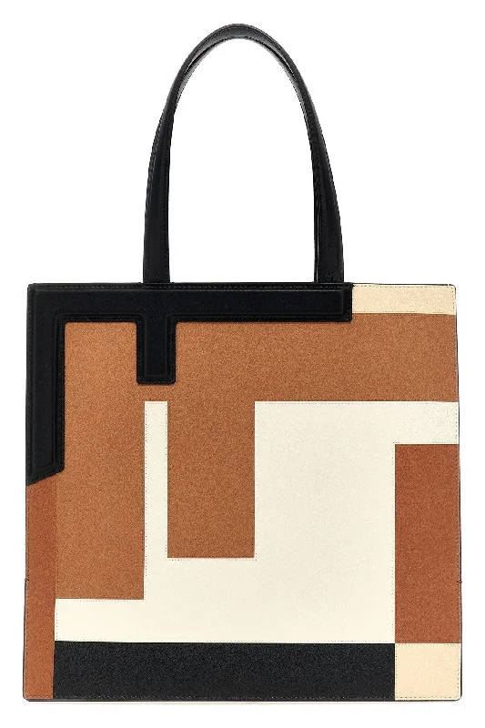 Fendi By The Way bags with a contrast - colored interior for visual interestFendi Women 'Fendi Flip Medium' Shopping Bag