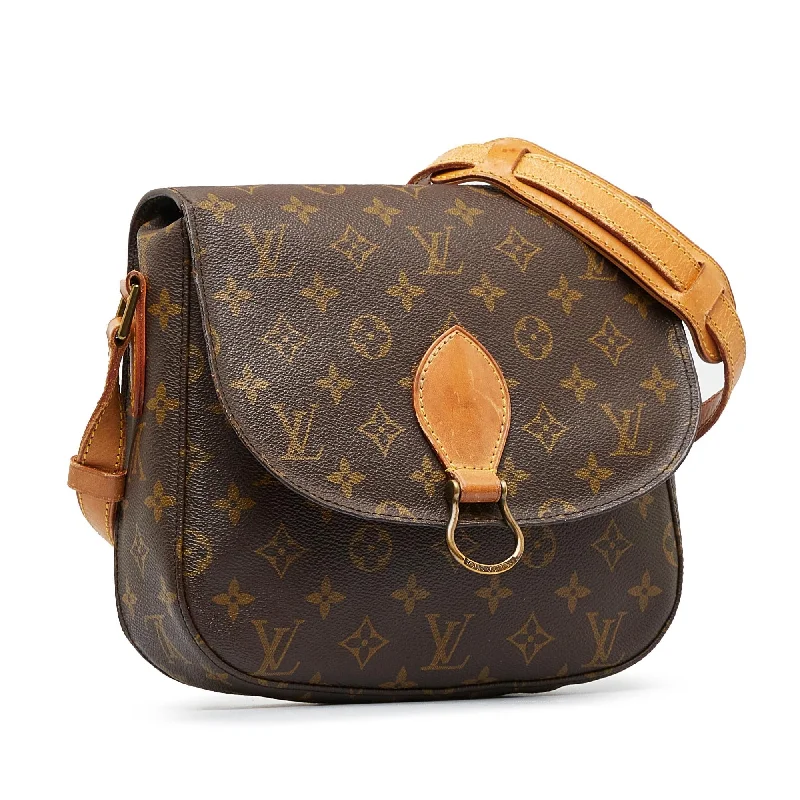 Ladies Louis Vuitton shoulder bags with a wide - width strap for comfortLouis Vuitton Monogram Saint Cloud GM (pUvsNc)