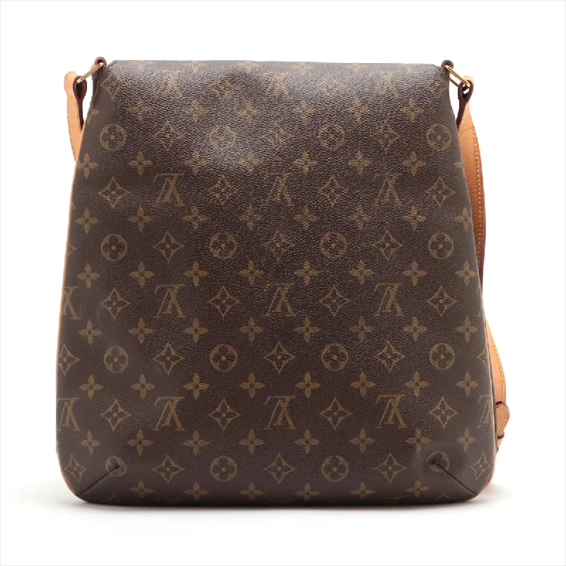 Louis Vuitton bags with a detachable mobile phone holder for convenienceLOUIS VUITTON Musette in Monogram M51256