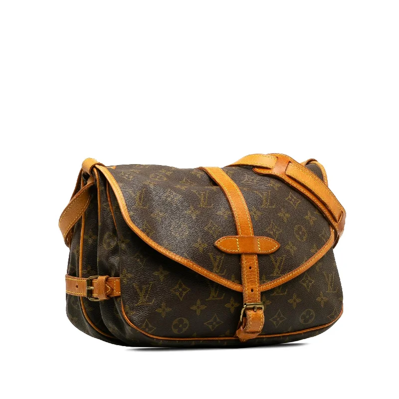 Louis Vuitton backpacks with a padded laptop compartment for travelLouis Vuitton Monogram Saumur 30 (ohzaol)