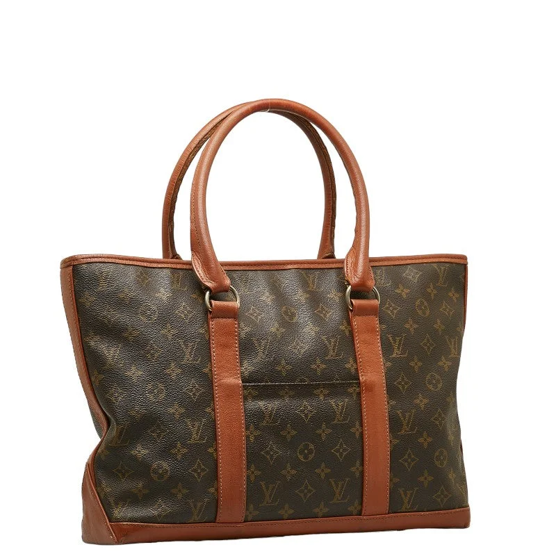 Louis Vuitton tote bags with a double - handle and shoulder - strap optionLouis Vuitton Monograms acksweekend PM Shoulder Bag M42425 Brown PVC Leather  Louis Vuitton