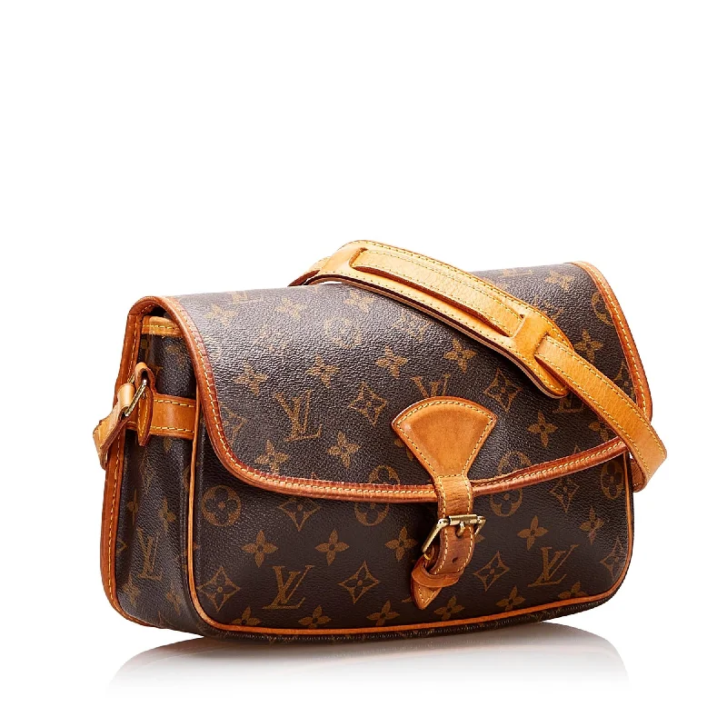 Louis Vuitton handbags with a metal - framed clasp for durabilityLouis Vuitton Monogram Sologne 35515)