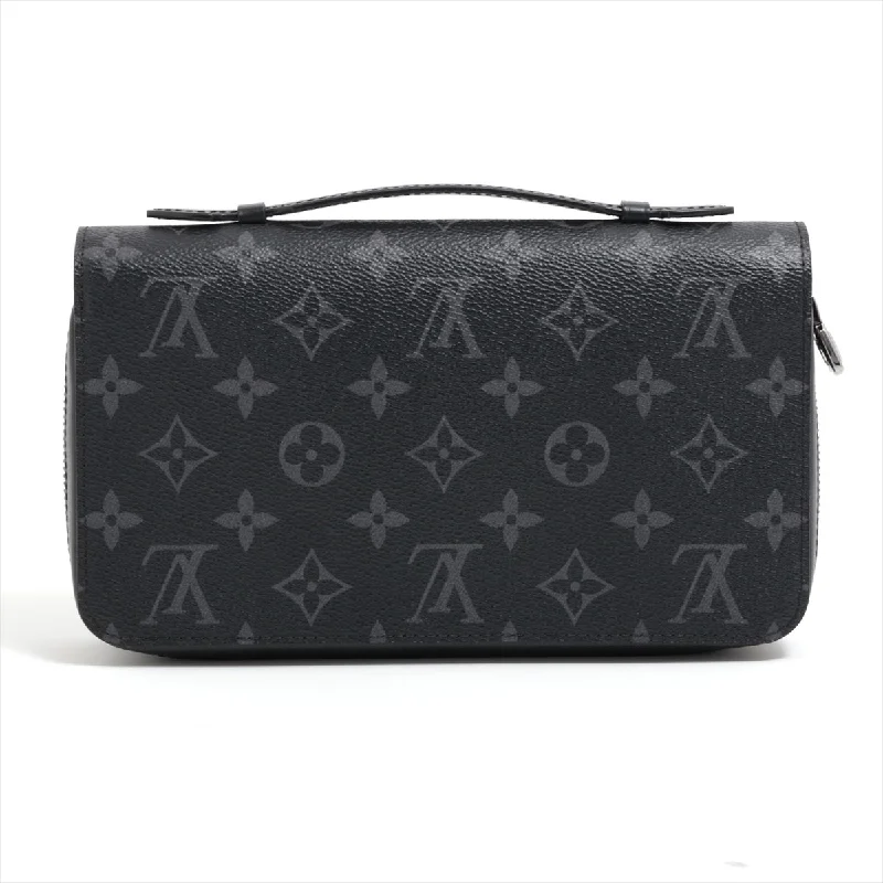 Louis Vuitton bags with a snap - button closure and a decorative charm for styleLouis Vuitton monogram zipper XL M61698 round zipper wallet   responsiveness