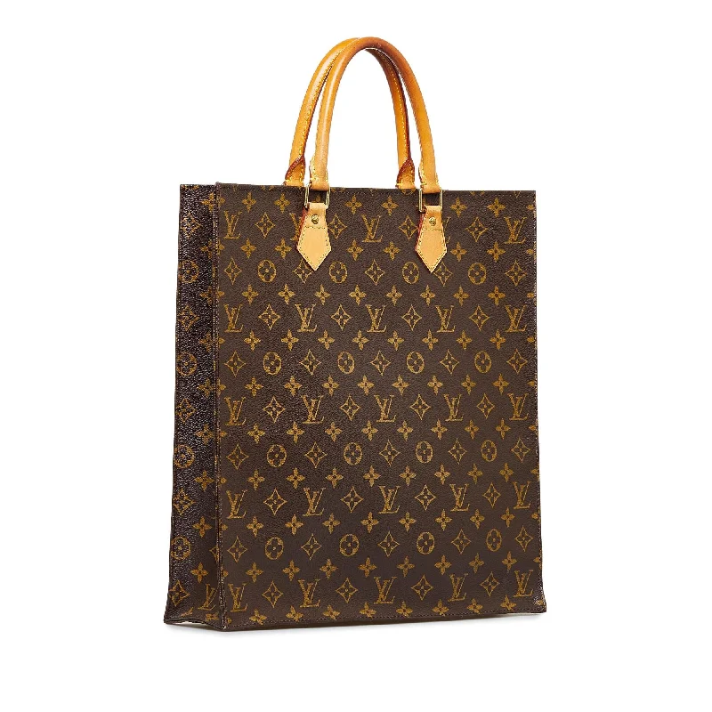 Louis Vuitton backpacks with a multi - pocket organization for functionalityLouis Vuitton Monogram Sac Plat (y7sz31)