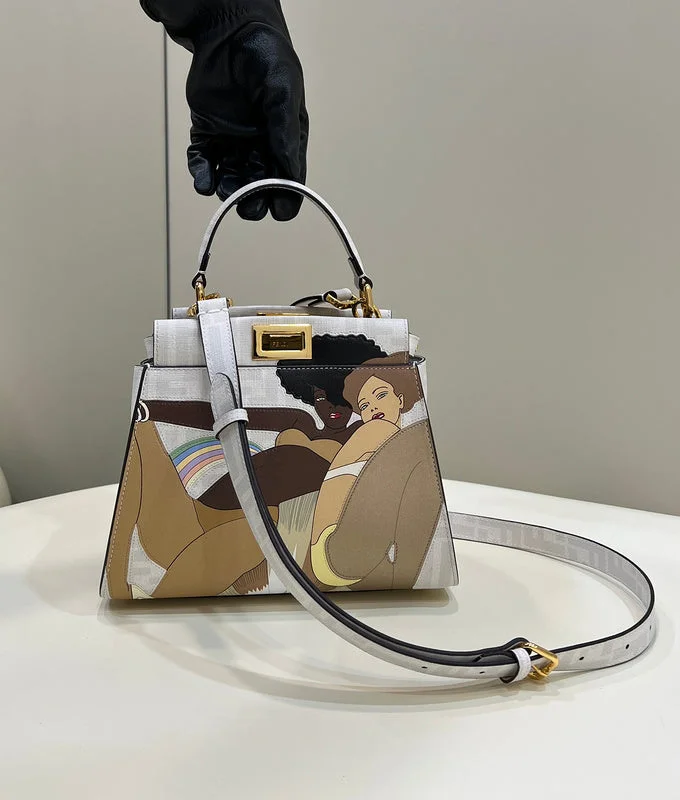 Ladies Fendi shoulder bags with a detachable scarf strap for a stylish and versatile optionBC - FENDI BAGS - 233