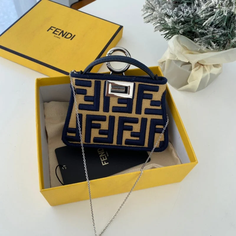 Fendi Sunshine Shopper bags with a contrast - stitched handle for a unique and stylish lookBC - FENDI BAGS - 185