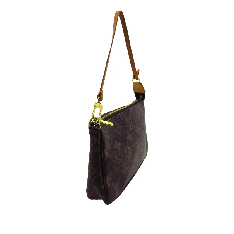 Ladies Louis Vuitton shoulder bags with a tassel decoration for charmLouis Vuitton Monogram Pochette Accessoires 36249)