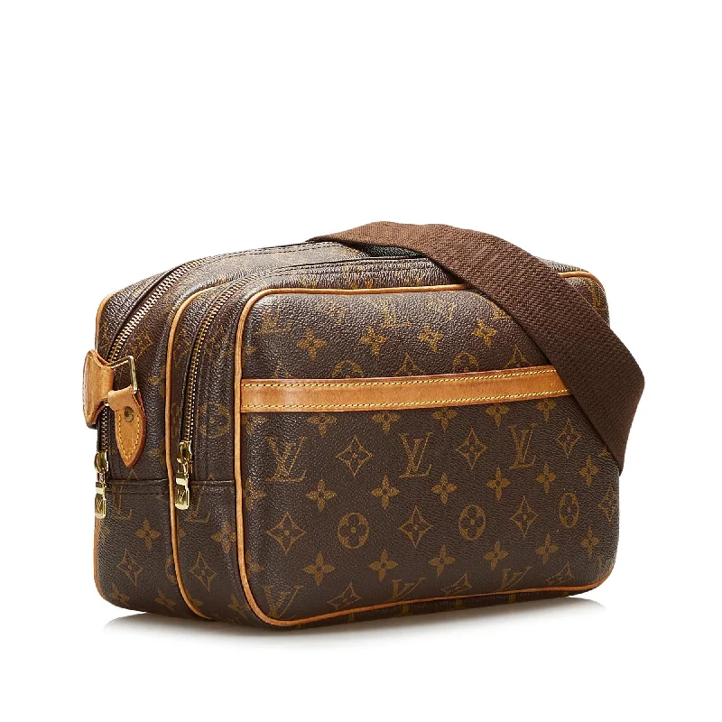 Louis Vuitton backpacks with a padded back panel for comfort during long - wearLouis Vuitton Monogram Reporter PM 35638)