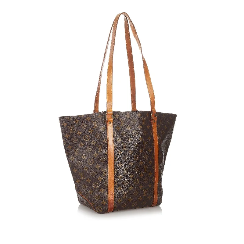 Louis Vuitton backpacks with a padded back panel for comfort during long - wearLouis Vuitton Monogram Sac Shopping (27050)