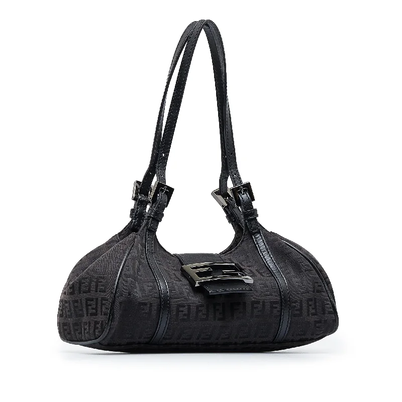 Fendi backpacks with a padded back panel for comfort during long - distance travelFendi Zucchino Shoulder Bag (SHG-0N53Ls)