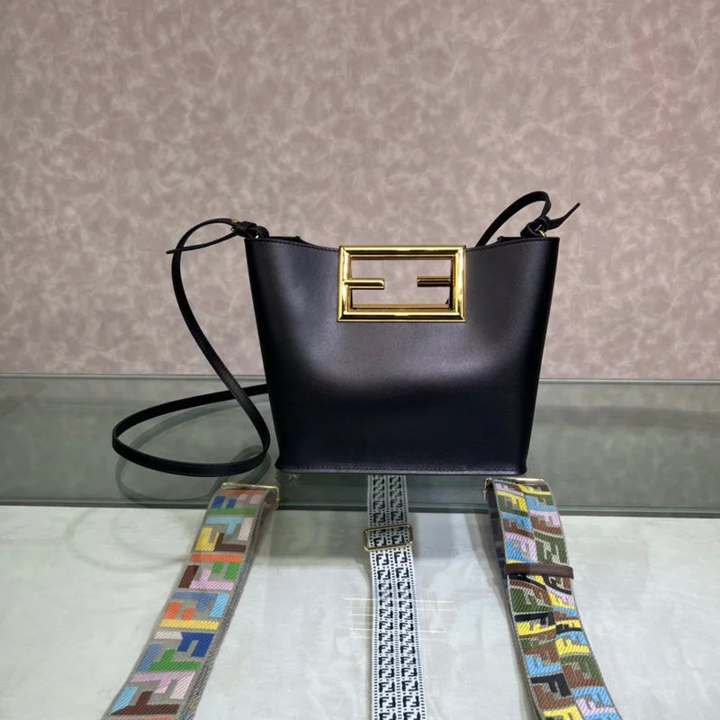 Fendi bags with a front - flap pocket and a turnlock for a classic and elegant aestheticfendi luxury-Totes - FDI Bags - 196