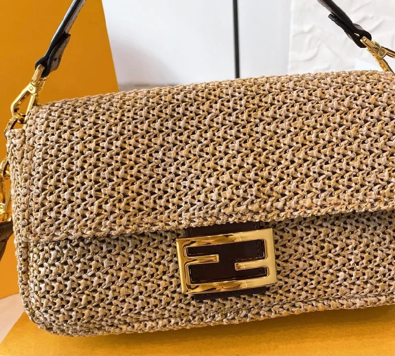 Fendi handbags with a holographic FF logo for a futuristic and trendy lookVacation Fendi