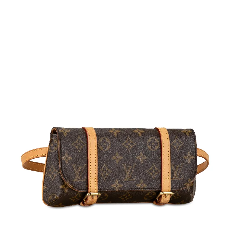 Louis Vuitton bags with a magnetic snap closure for easy accessLouis Vuitton Monogram Pochette Marelle PM (cbT9dx)