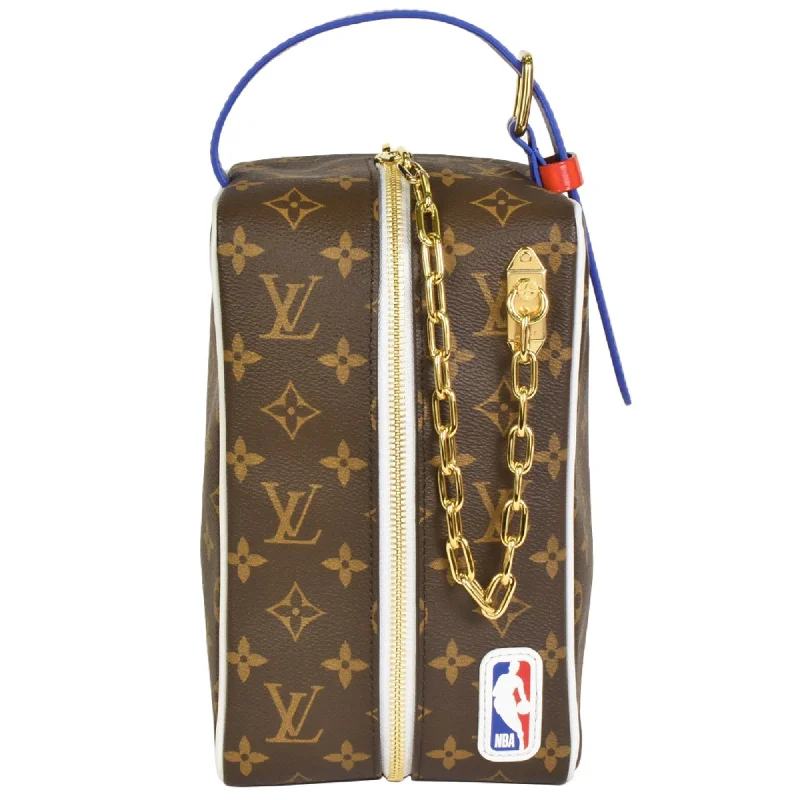 Louis Vuitton crossbody bags with adjustable shoulder straps for comfortLOUIS VUITTON NBA Collaboration Cloakroom Drop Kit Handbag Monogram M45588