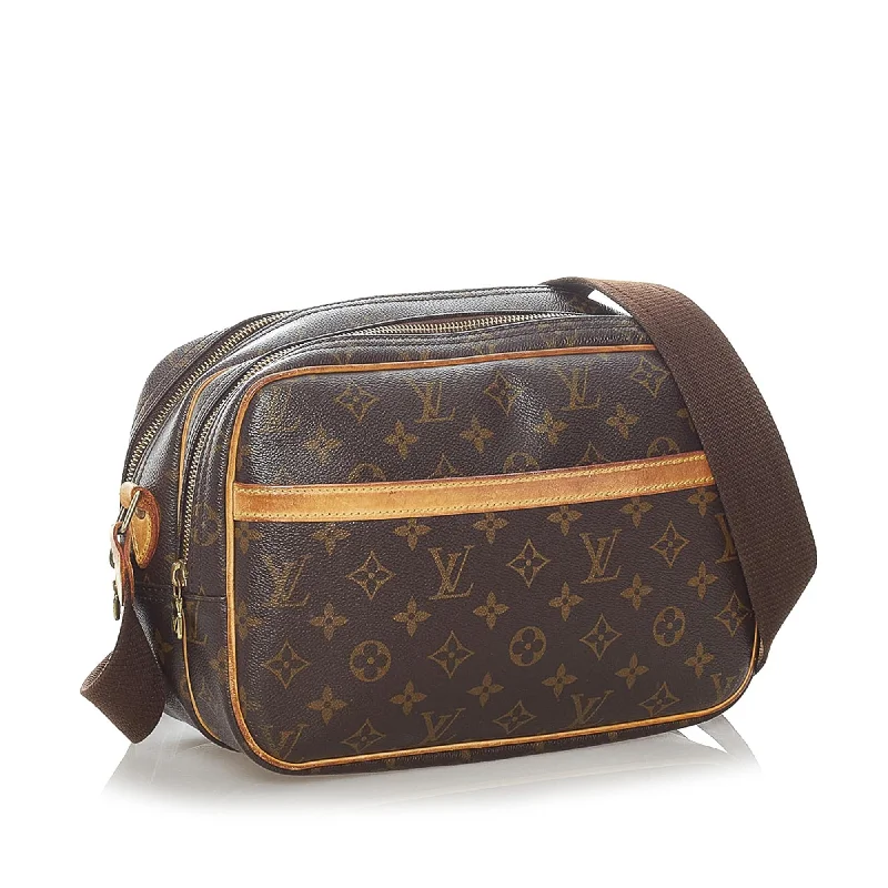 Louis Vuitton tote bags with a double - handle and shoulder - strap optionLouis Vuitton Monogram Reporter PM (32042)