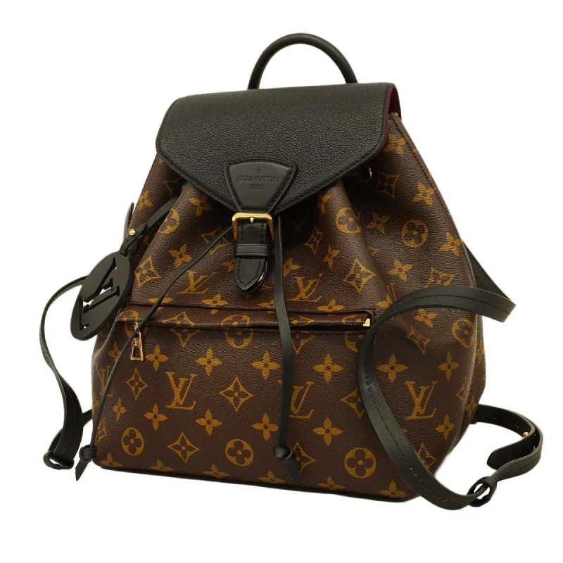 Louis Vuitton bags with a zippered interior pocket for better organizationLOUIS VUITTON Montsouris Backpack