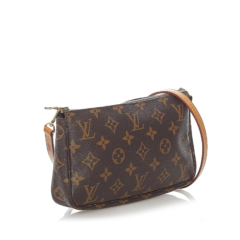 Louis Vuitton Twist bags with a contrast - colored interior for visual interestLouis Vuitton Monogram Pochette Accessoires Long Strap (31486)