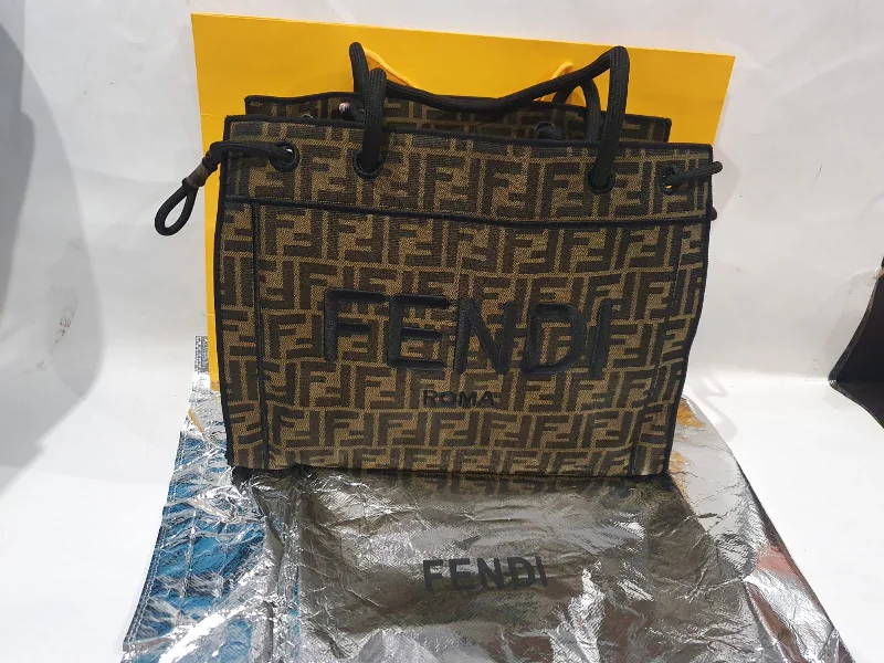 Fendi handbags with a glow - in - the - dark FF logo for a fun and unique featureFendi Tote Handbag