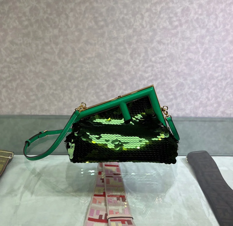 Fendi crossbody bags in a vibrant, neon color for a bold fashion statementWF - Fendi Bags - 170