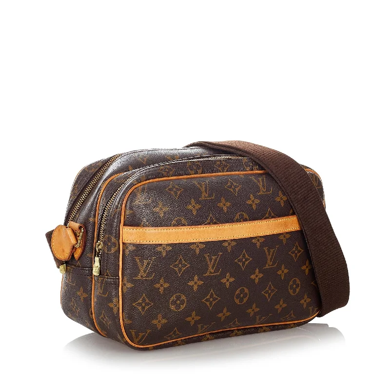 Louis Vuitton backpacks with a hidden back pocket for securityLouis Vuitton Monogram Reporter PM (26874)