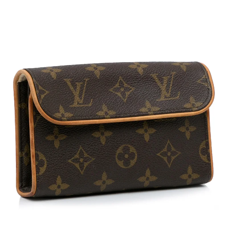 Ladies Louis Vuitton shoulder bags with a tassel decoration for charmLouis Vuitton Monogram Pochette Florentine (cTbHFN)