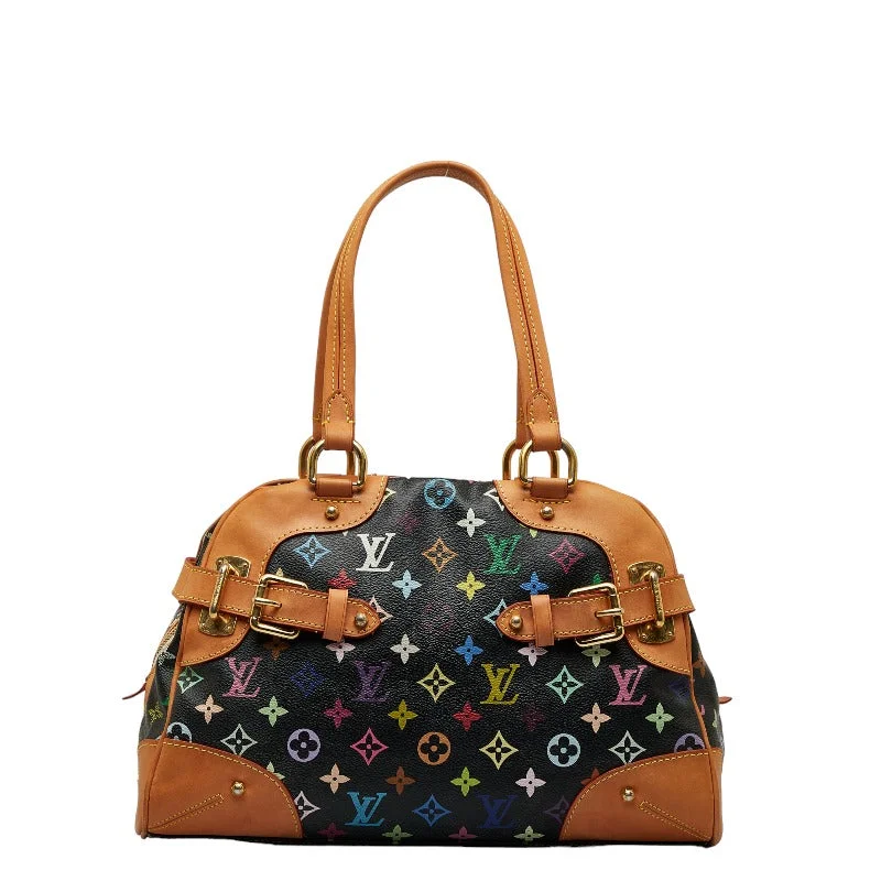 Louis Vuitton Alma bags with a detachable shoulder strap for versatilityLouis Vuitton Multicolor Claudia Handbag M40194 Noir Black PVC Leather  Louis Vuitton